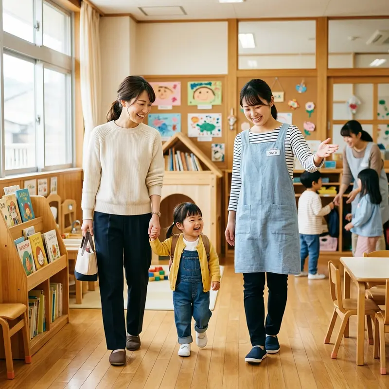 個別見学の様子